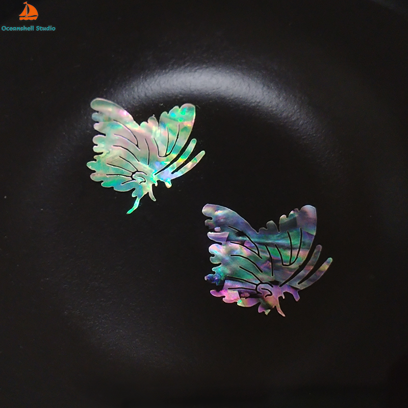 Musical Instrument Project - 2 PC Abalone (Pāua) Shell Pieces