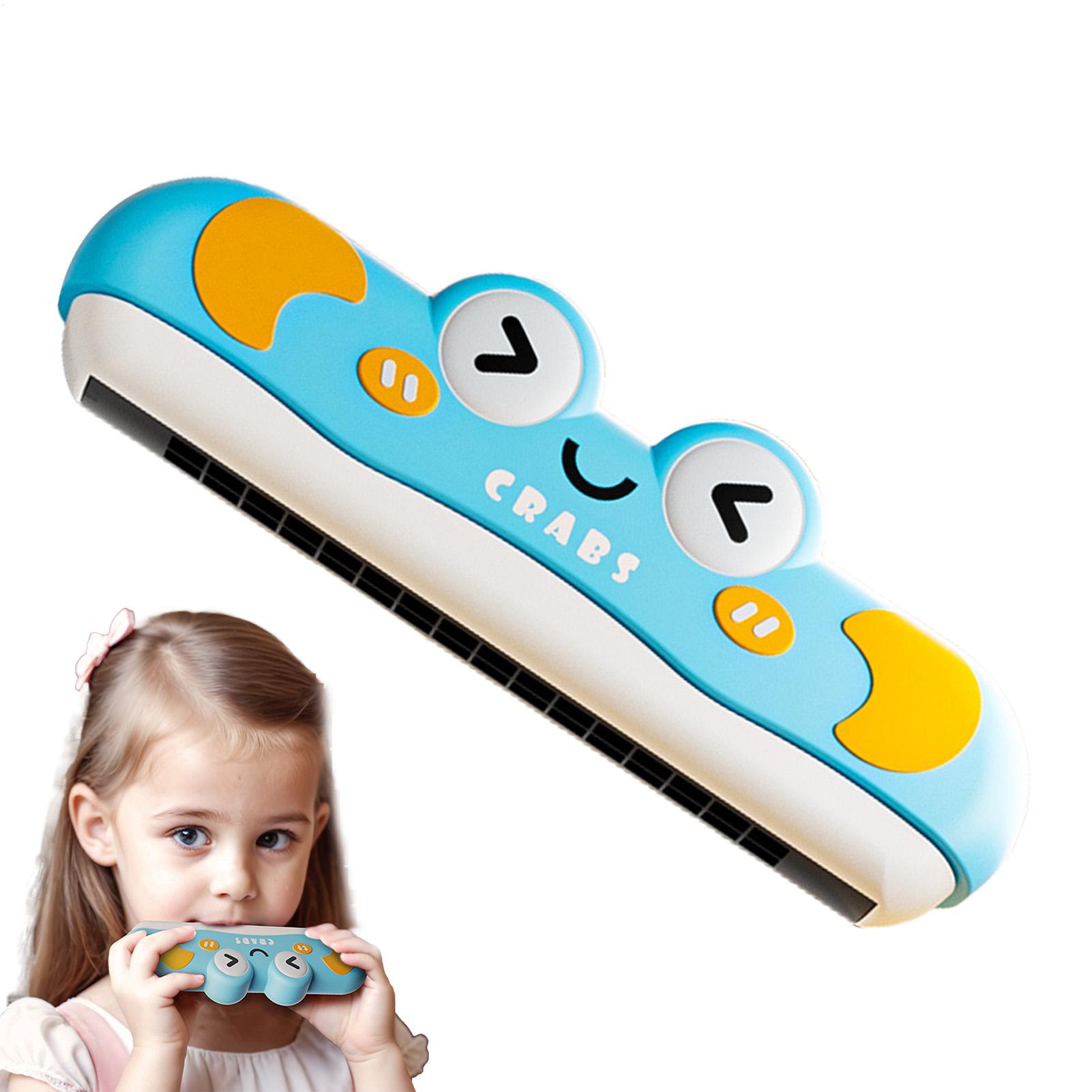 Musical Instrument You Blow Into - Cartoon Toddler Harmonica Toy Cartoon Painted
