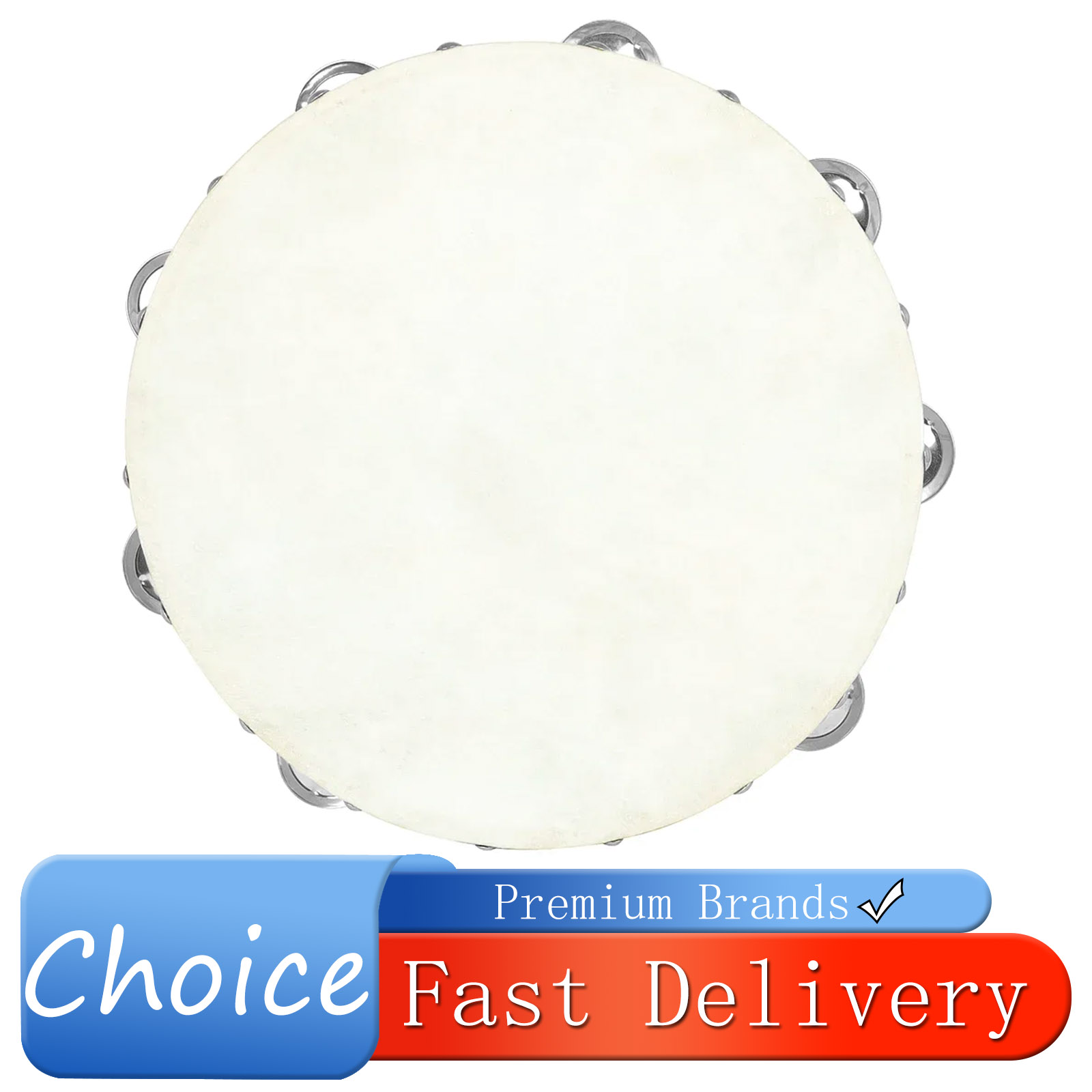 Musical Instrument Project - IRIN 10 Inches Tambourine Drums Sheepskin