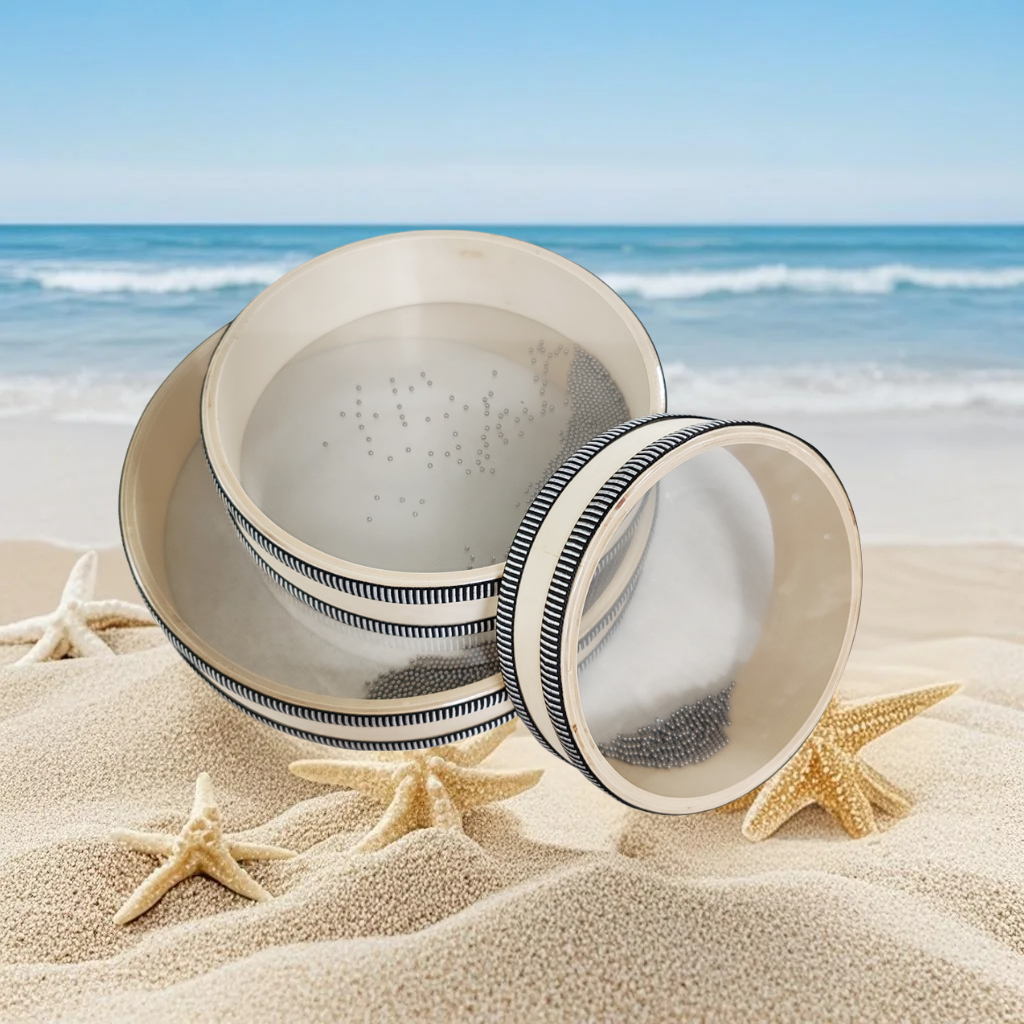 Musical Instrument Project - 3Pack Ocean Wave Bead Hand Drum,Sea