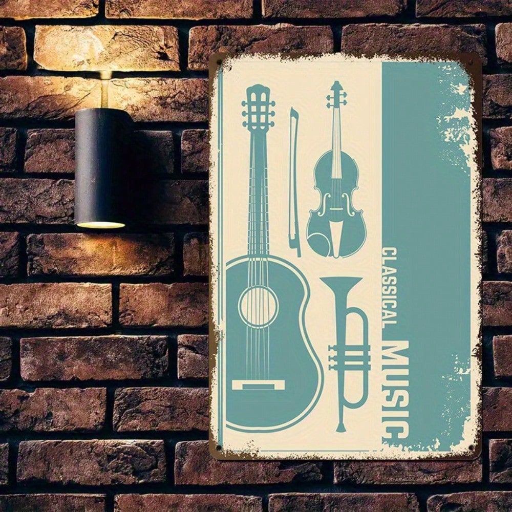 Musical Instrument Sign - 1PC 