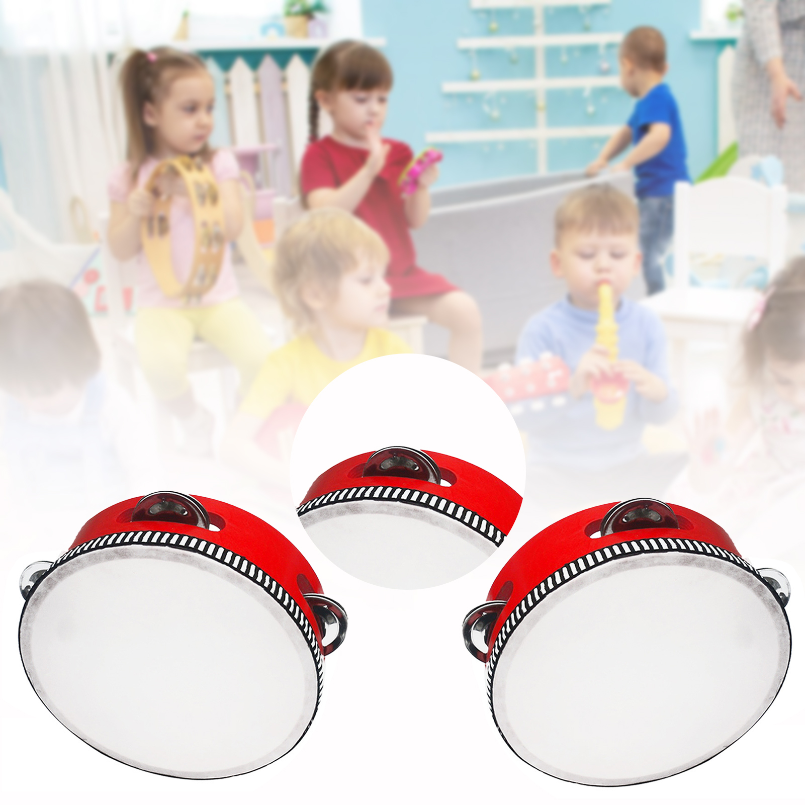 Tambourines For Children Porta - مراجعة Musical Instrument Lute وسعره