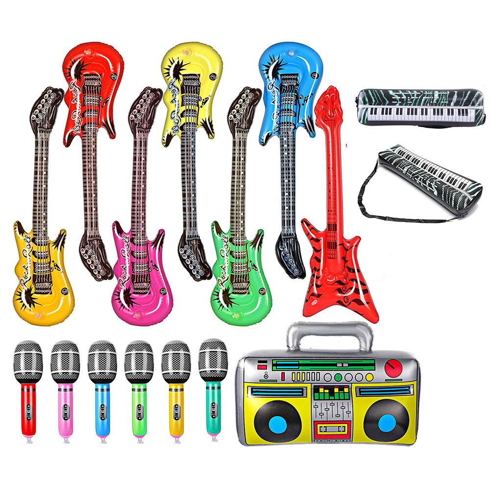 Inflatable Instruments Toy Set - مراجعة Musical Instrument You Blow Into وسعره