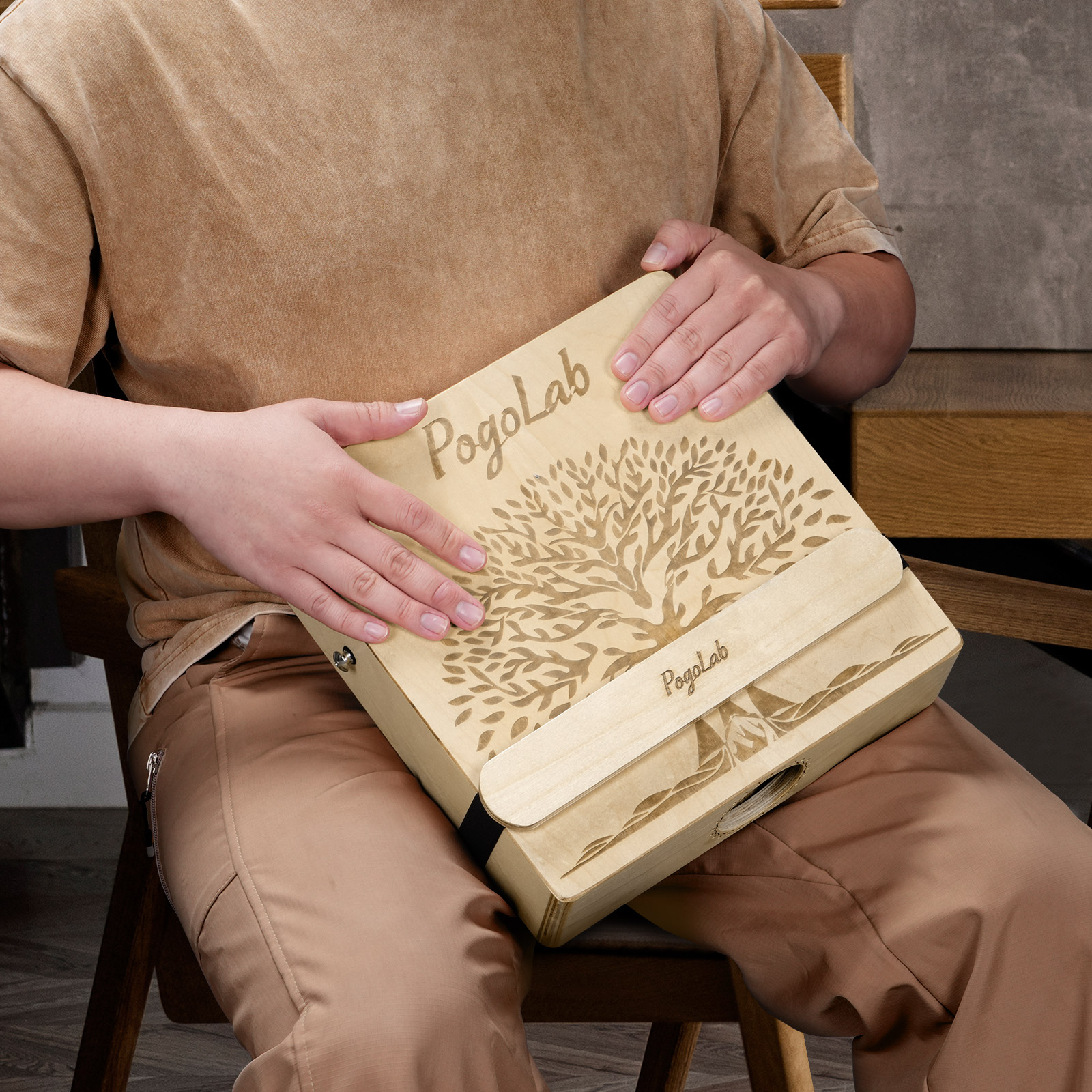 Pogolab Portable Cajon with Sn - مراجعة Cajon Musical Instrument وسعره