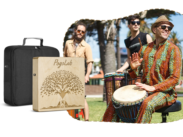 Pogolab Portable Cajon with Sn - مراجعة Cajon Musical Instrument وسعره