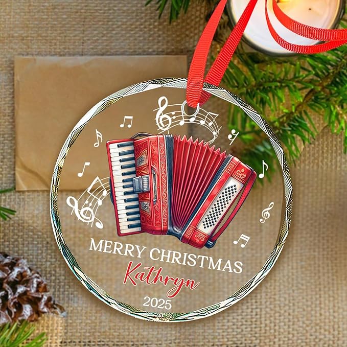 Accordion Lover Christmas Orna - مراجعة Musical Instrument Name وسعره