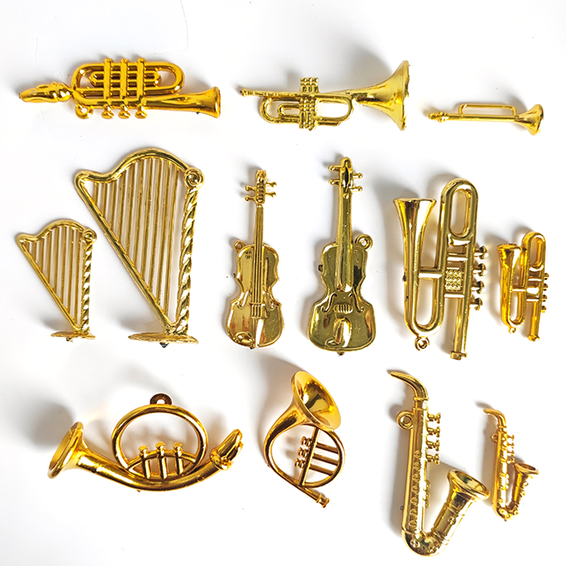 6-18PCS Random Mix Style Gold  - مراجعة Musical Instrument Project وسعره