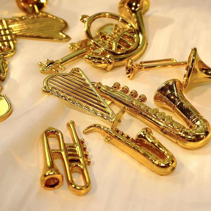 6-18PCS Random Mix Style Gold  - مراجعة Musical Instrument Project وسعره