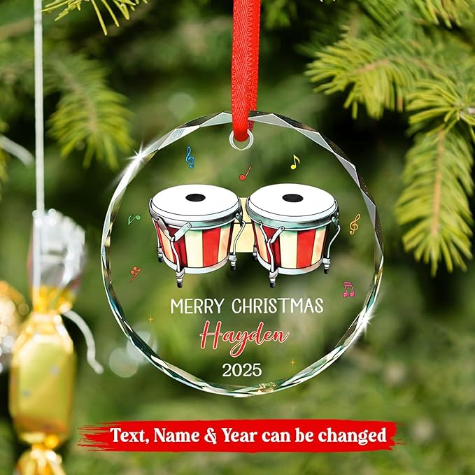 Bongo Drum Player Christmas Or - مراجعة Musical Instrument Name وسعره