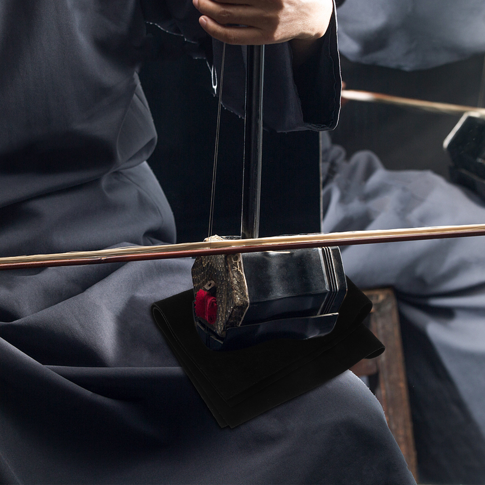 Cowhide Erhu Mat Double-Sided  - مراجعة Musical Instrument Lute وسعره