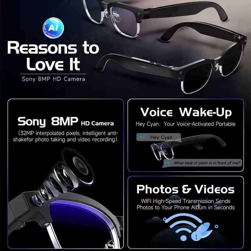 2026New AI Smart Glasses 120+L - مراجعة Musical Instrument Japanese وسعره