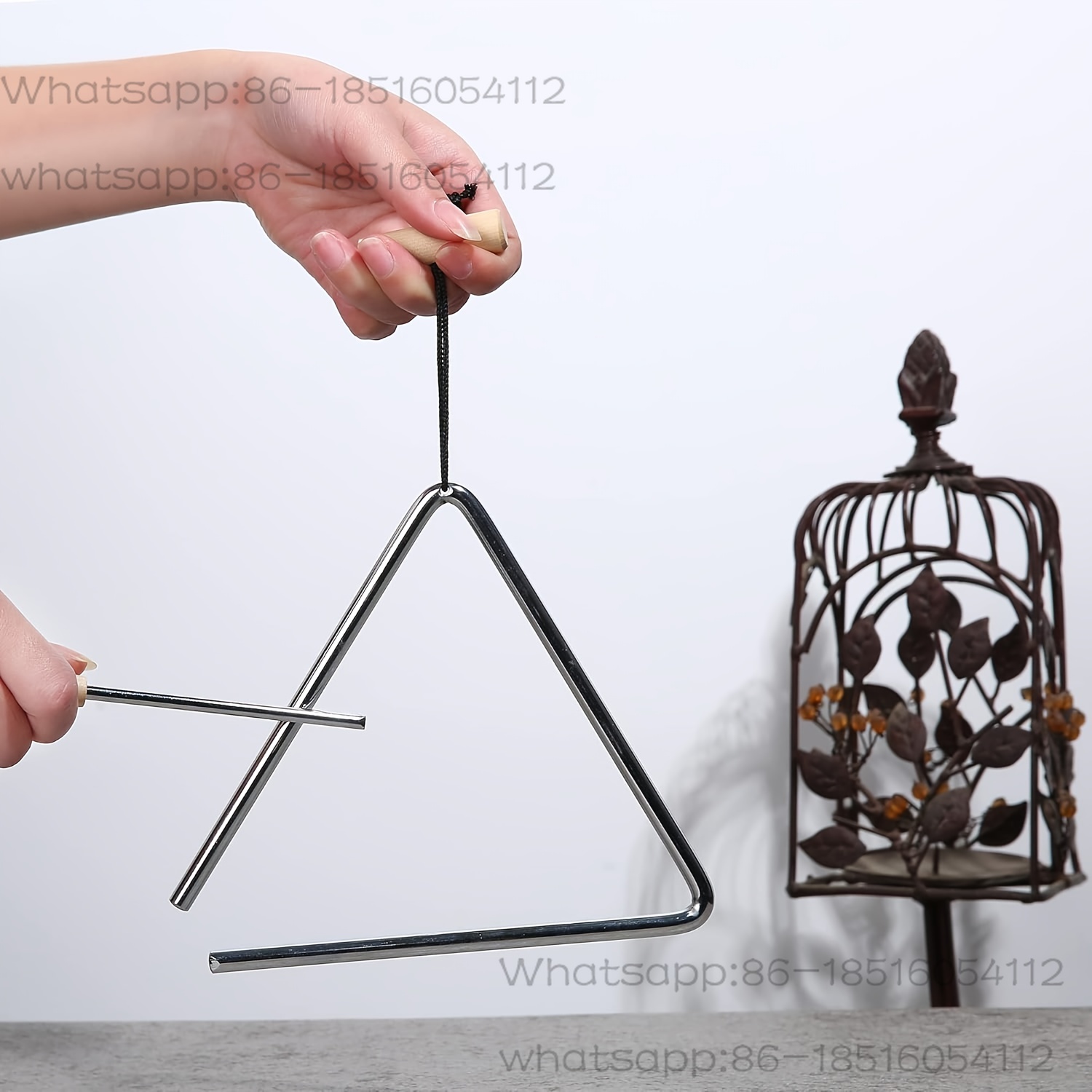 1pc Professional Triangle Inst - مراجعة Triangle Beater Music وسعره