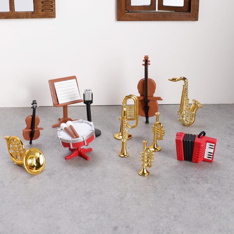 1 Set Home Decor Toy 1:12 Doll - مراجعة Musical Instrument Project وسعره