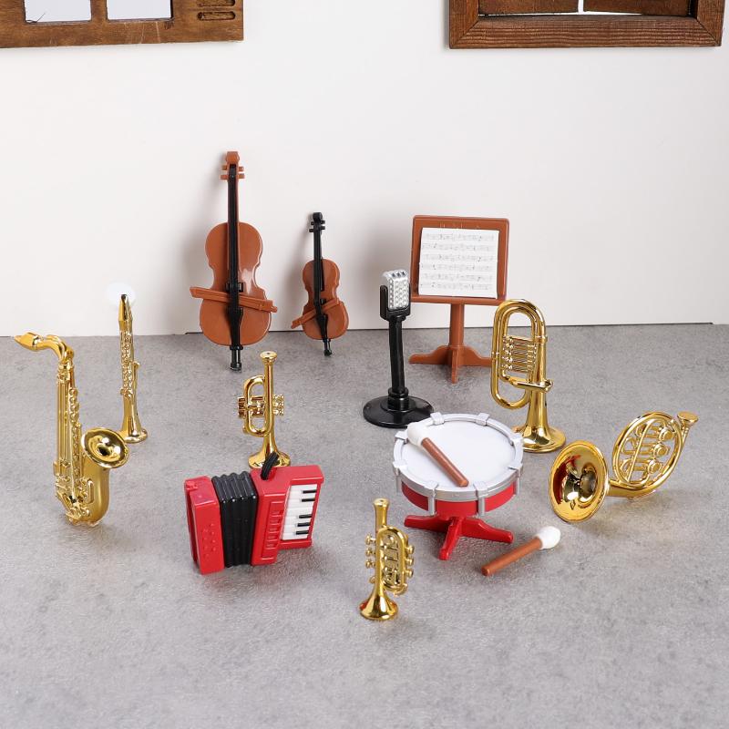 1 Set Home Decor Toy 1:12 Doll - مراجعة Musical Instrument Project وسعره