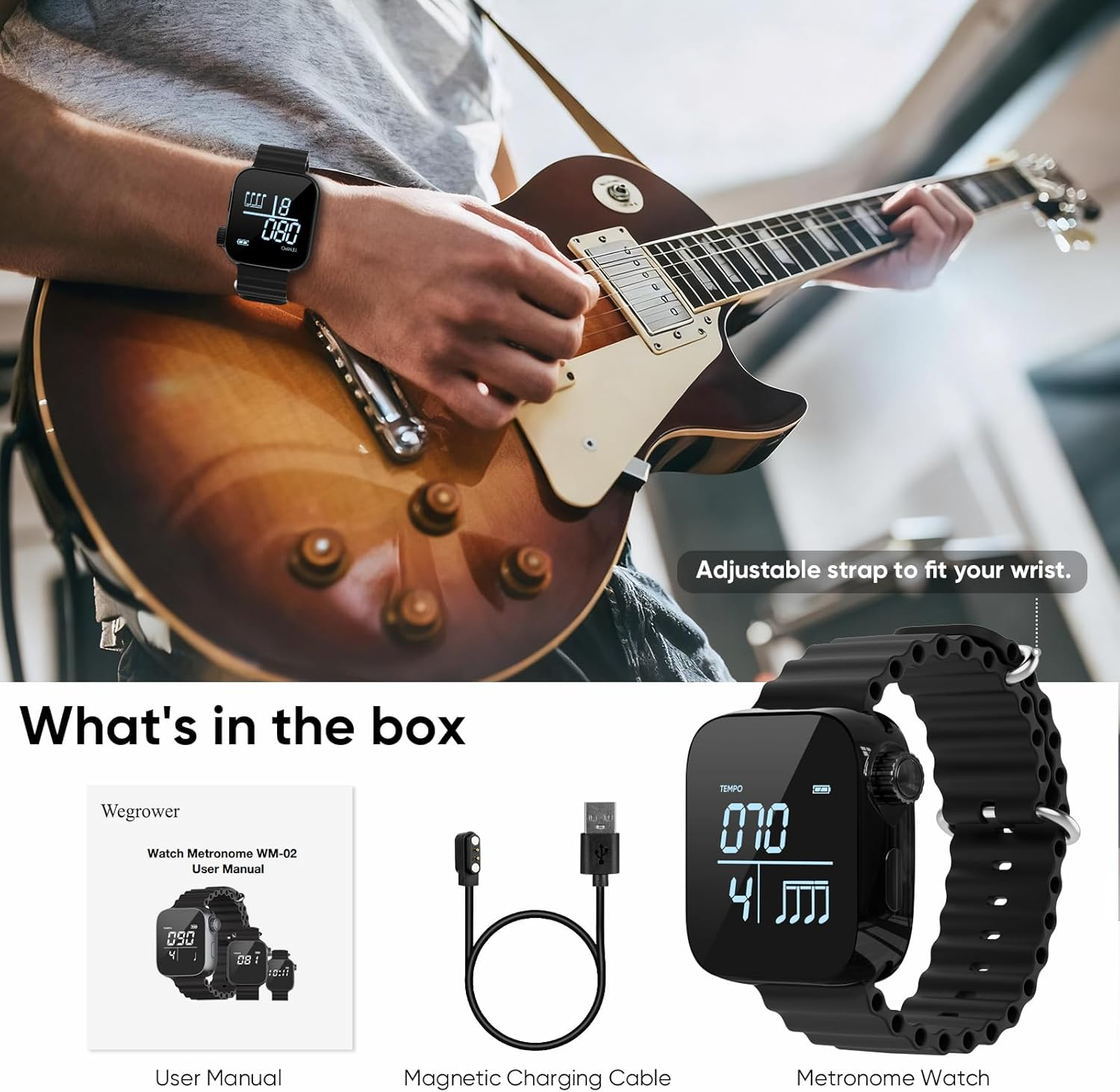 Wearable Vibrating Metronome 4 - مراجعة Musical Instrument All وسعره