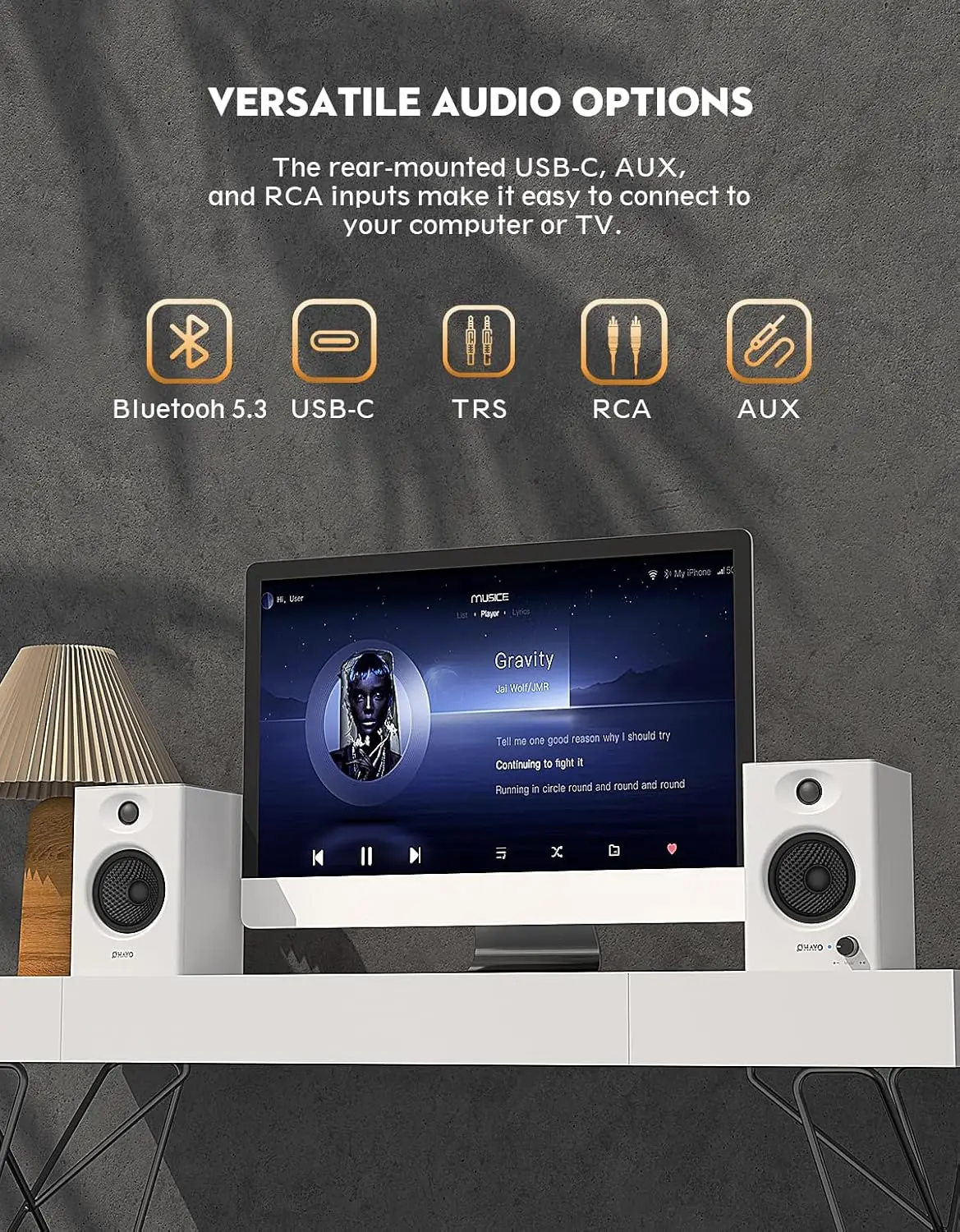 OHAYO 60W Computer Speakers fo - مراجعة Musical Instrument Vector وسعره