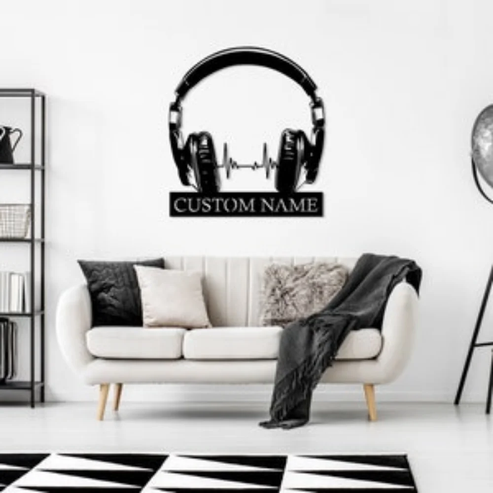 Metal Wall Art - Custom Earpho - مراجعة Musical Instrument Name وسعره