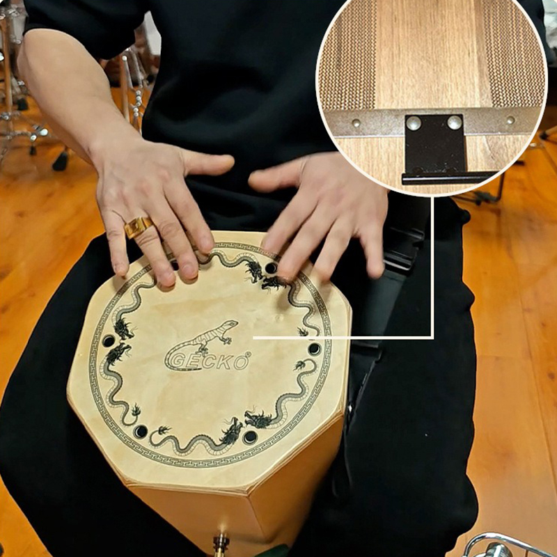 Portable Bongo Drum Wood Cajon - مراجعة Cajon Musical Instrument وسعره