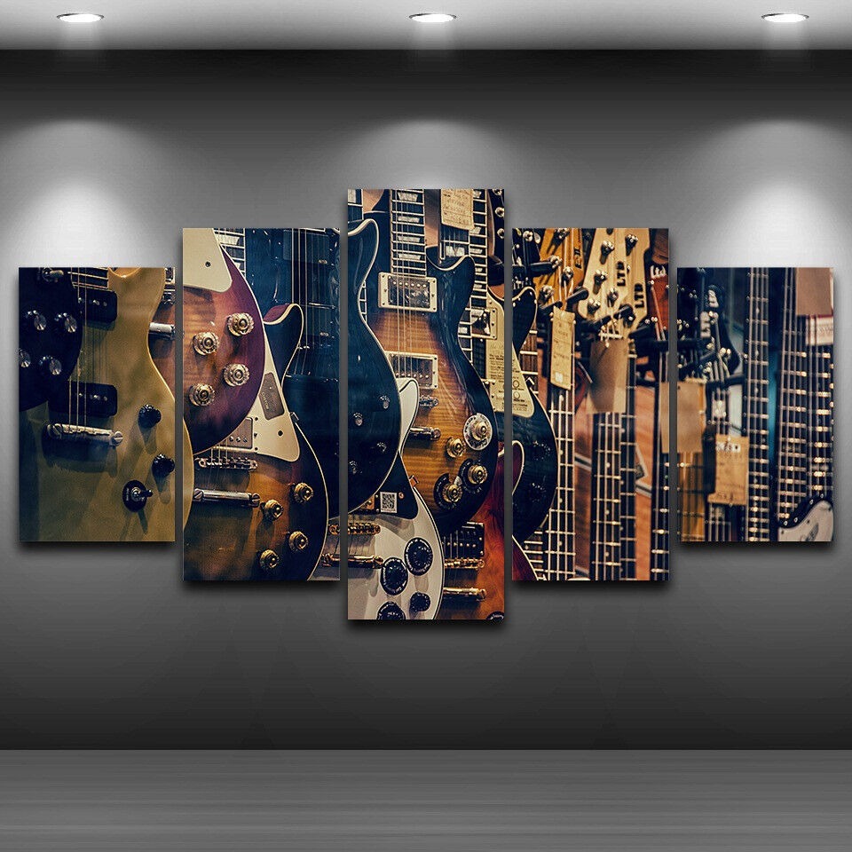 No Frame Canvas 5Pieces Vintag - مراجعة Musical Instrument Of Africa وسعره