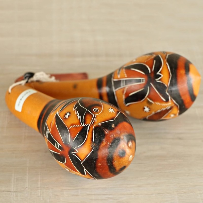 Africa Maraca Children Wooden  - مراجعة Musical Instrument Of Africa وسعره