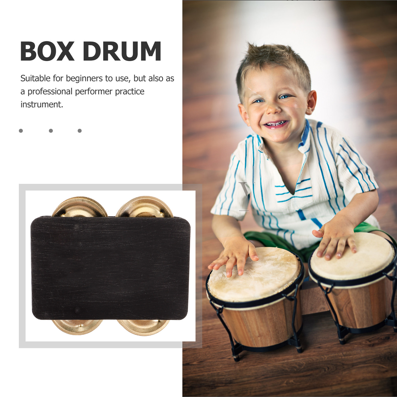 Cajon Tambourine Jingle Bell P - مراجعة Cajon Musical Instrument وسعره