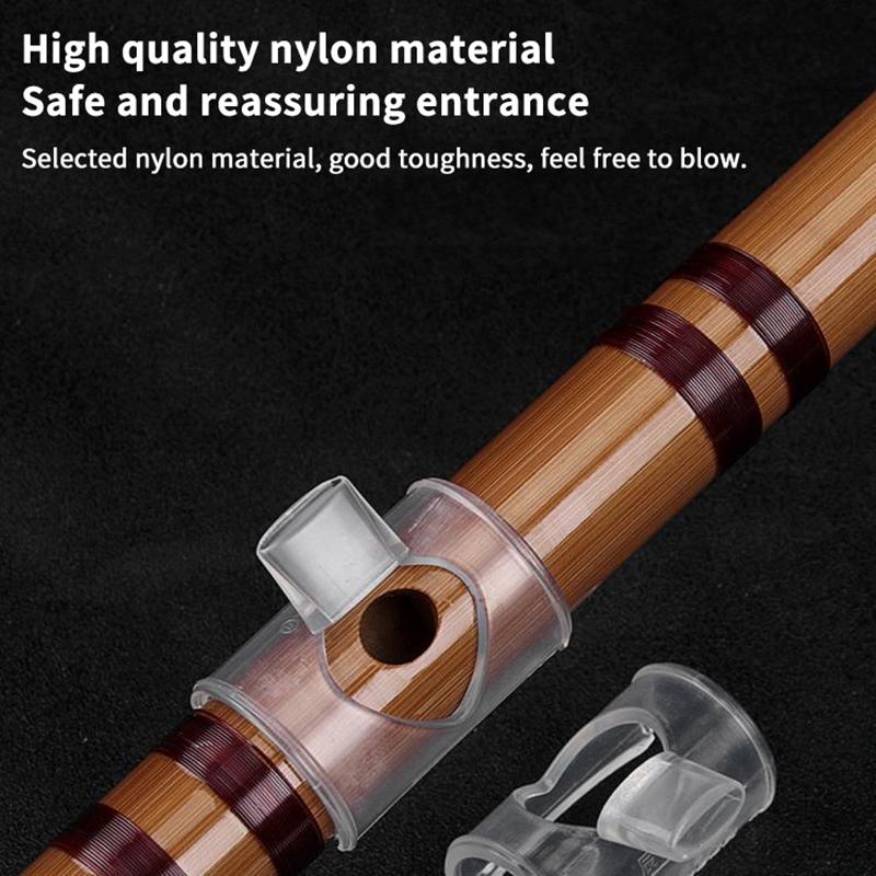 1PC Bamboo Flute Blowing Aid F - مراجعة Musical Instrument You Blow Into وسعره