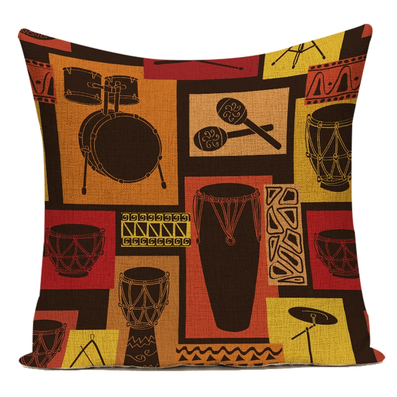 Retro African Woman Cushion Co - مراجعة Musical Instrument Of Africa وسعره