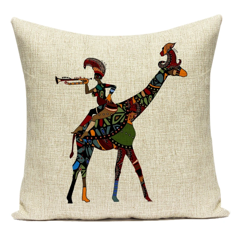 Retro African Woman Cushion Co - مراجعة Musical Instrument Of Africa وسعره