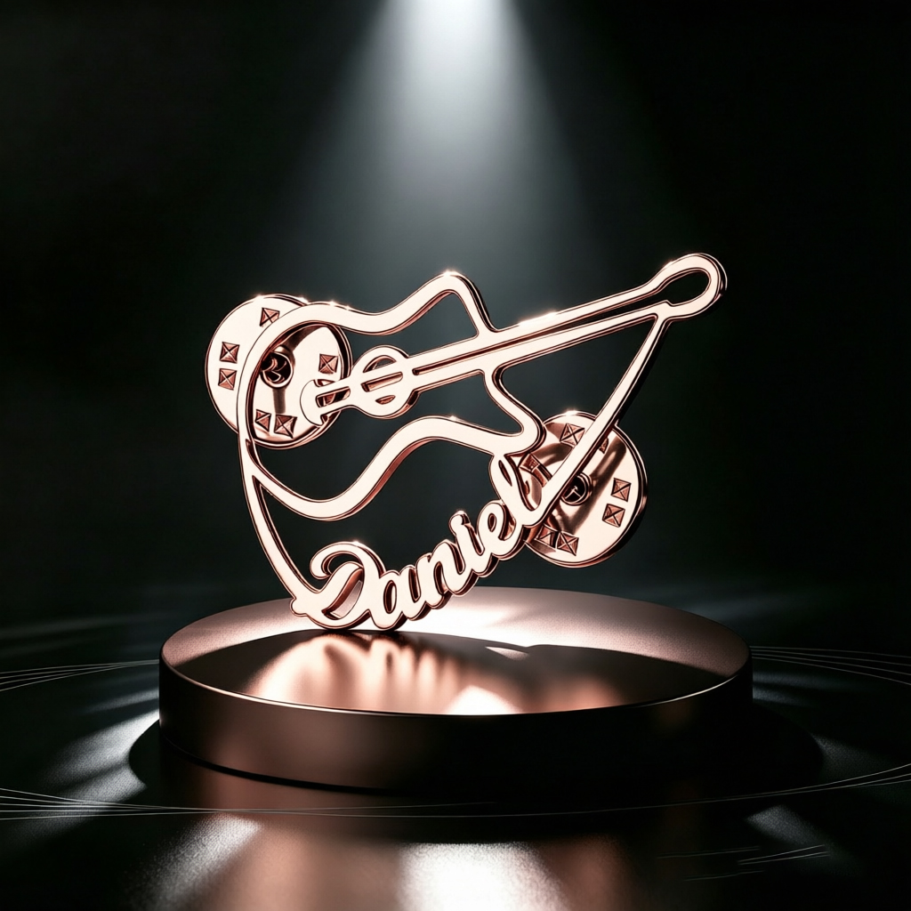 Personalized Violin Brooch Cus - مراجعة Musical Instrument Name وسعره