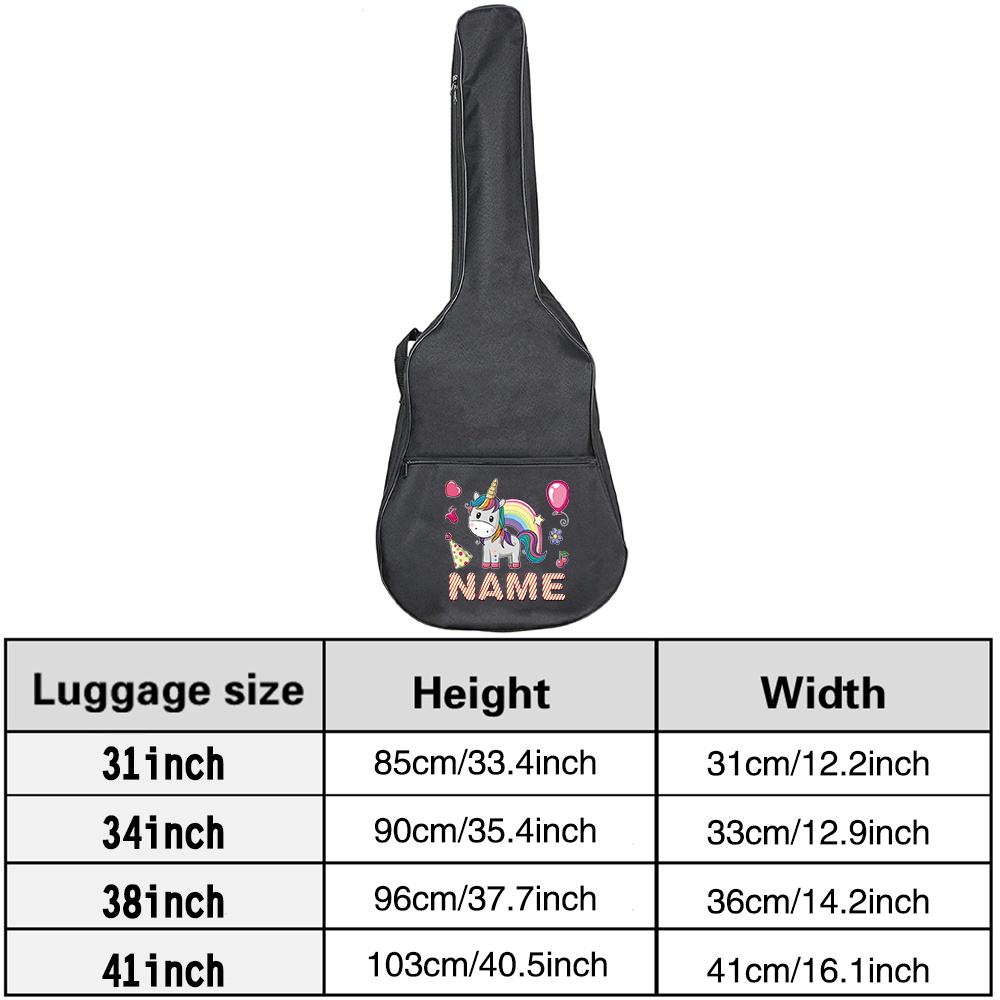 Customized Name Guitar Bag 36- - مراجعة Musical Instrument Name وسعره