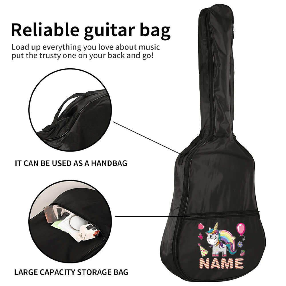 Customized Name Guitar Bag 36- - مراجعة Musical Instrument Name وسعره