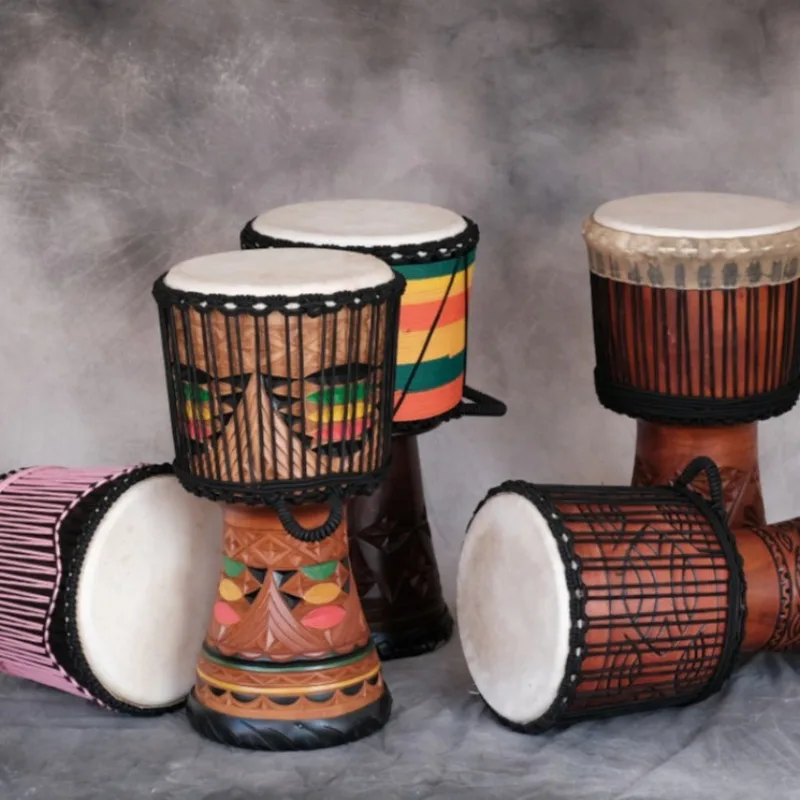 12 Inch Djembe Mahogany Africa - مراجعة Musical Instrument All وسعره