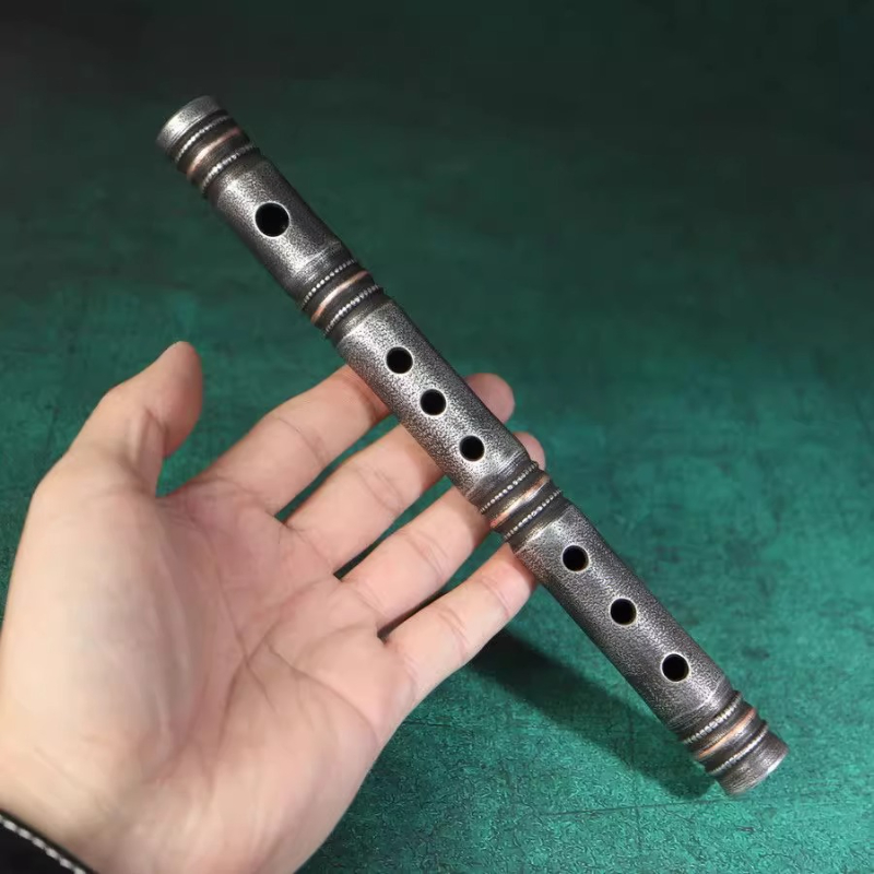 Traditional Flute Copper Handm - مراجعة Musical Instrument You Blow Into وسعره