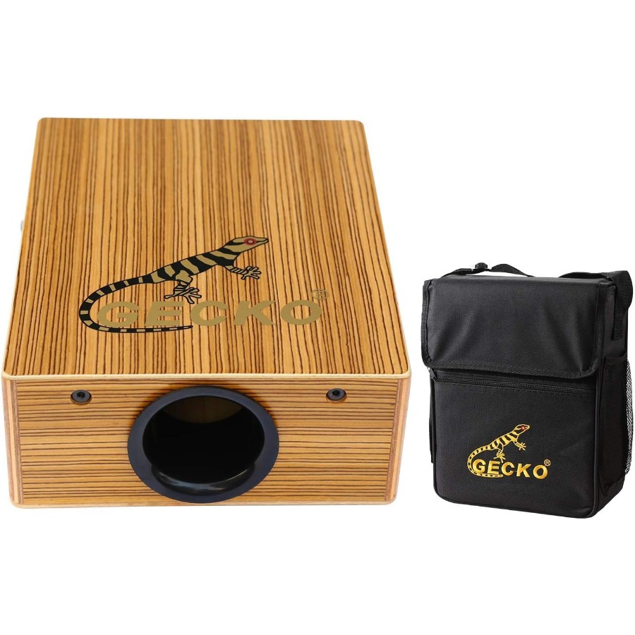 GECKO Travel Cajon Drum Wooden - مراجعة Cajon Musical Instrument وسعره