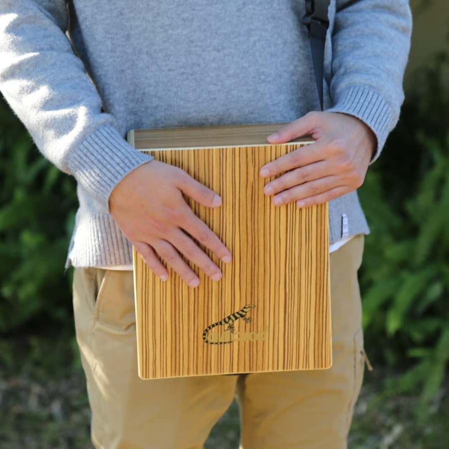 GECKO Travel Cajon Drum Wooden - مراجعة Cajon Musical Instrument وسعره
