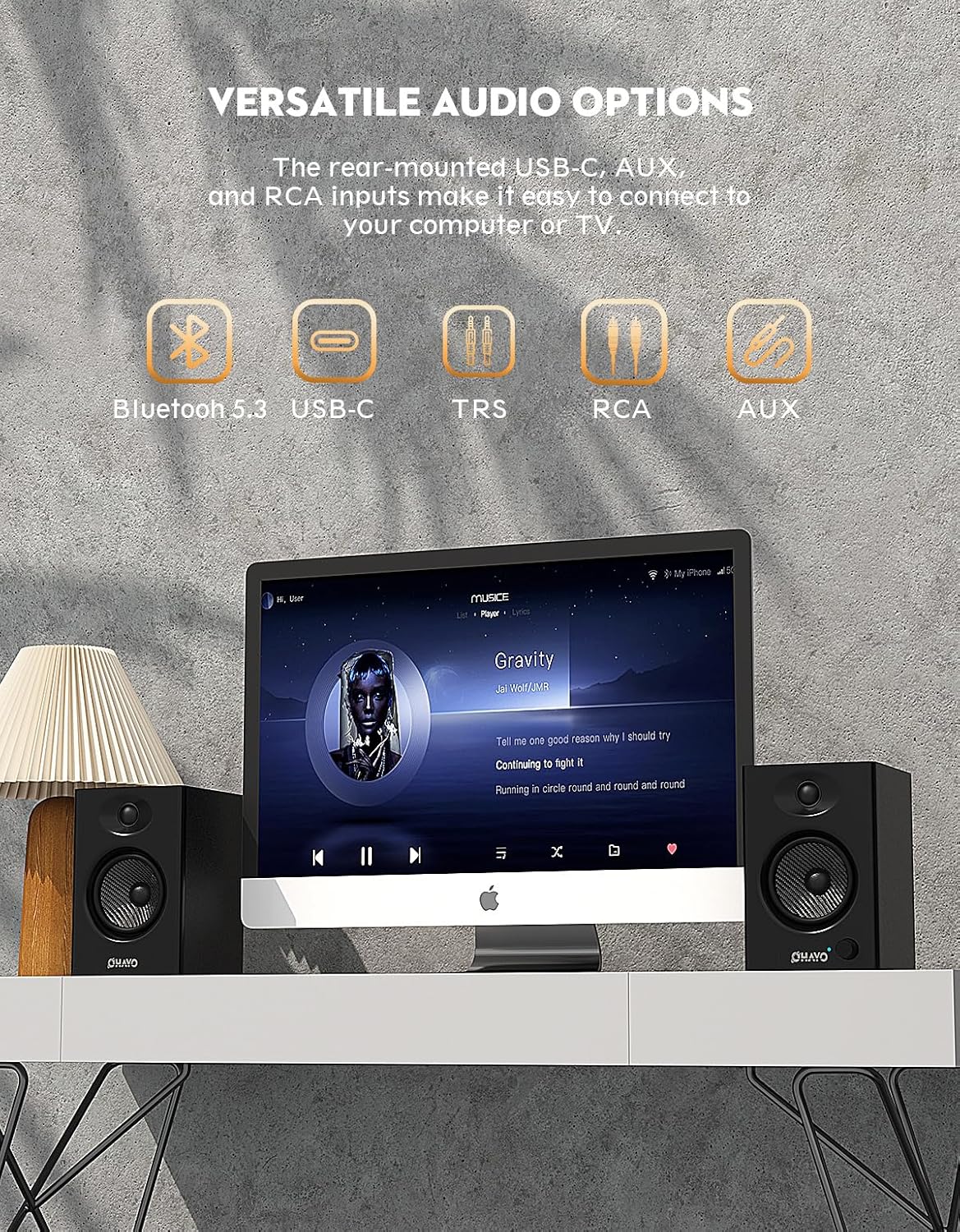 OHAYO 60W Computer Speakers fo - مراجعة Musical Instrument Vector وسعره