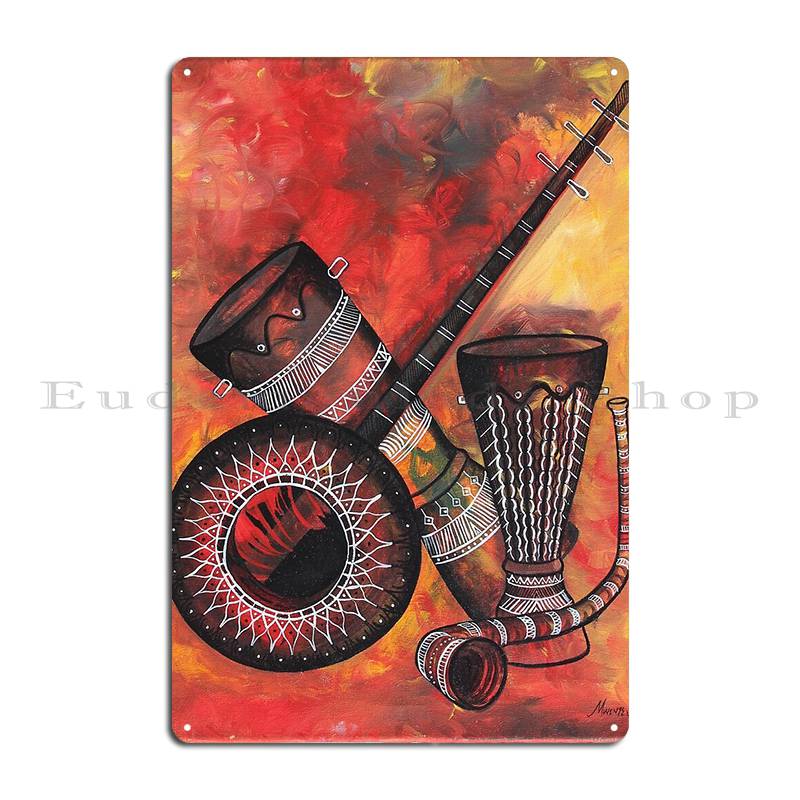 Music Instrument Metal Sign Ga - مراجعة Musical Instrument Sign وسعره