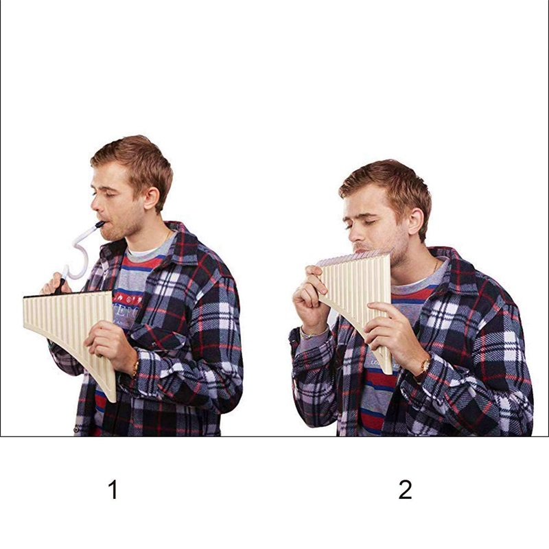 1pc Pan Flute 16/18 Pipes Panp - مراجعة Musical Instrument Lute وسعره