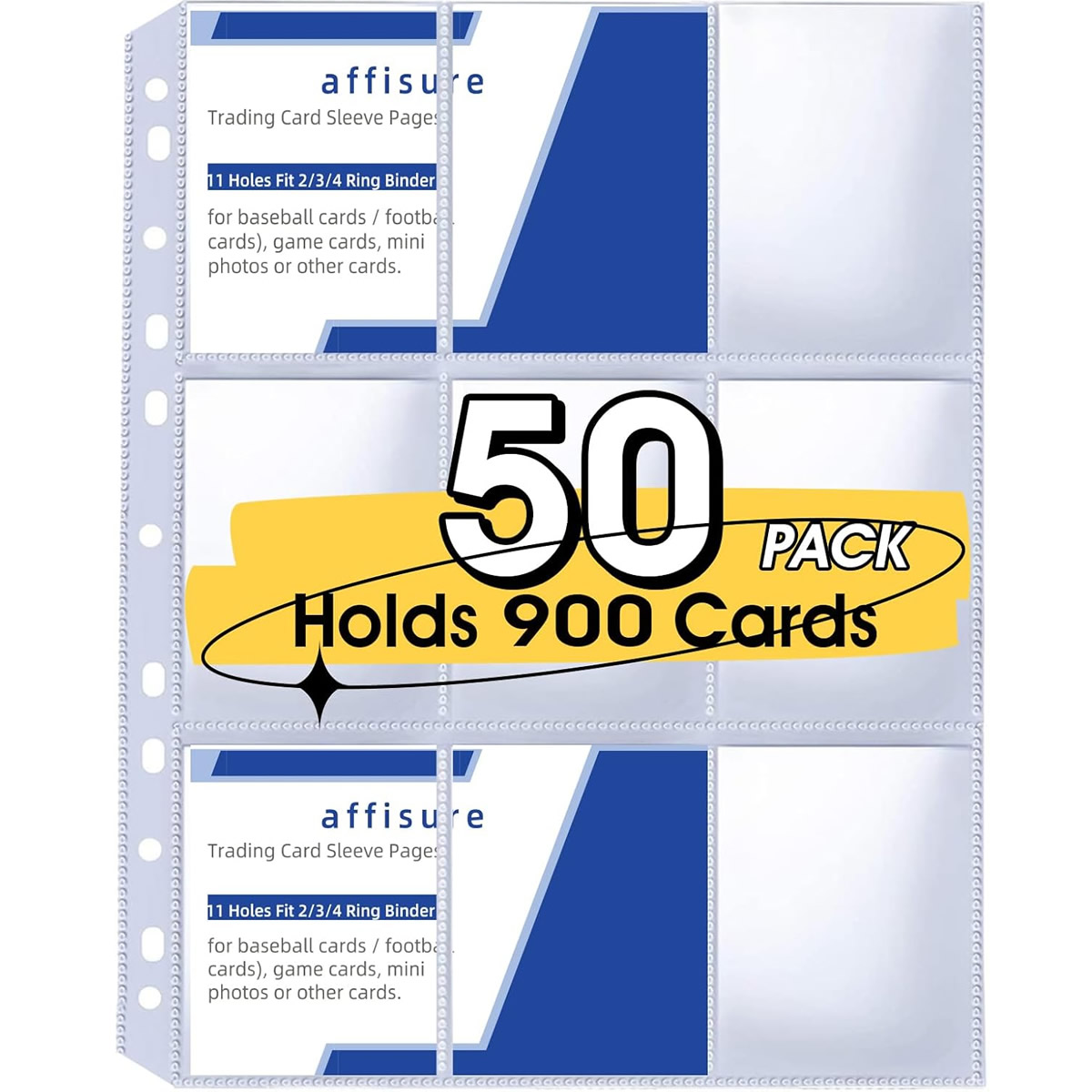 50 Pack 9 Pocket Card Sleeves  - مراجعة Cajon Musical Instrument وسعره