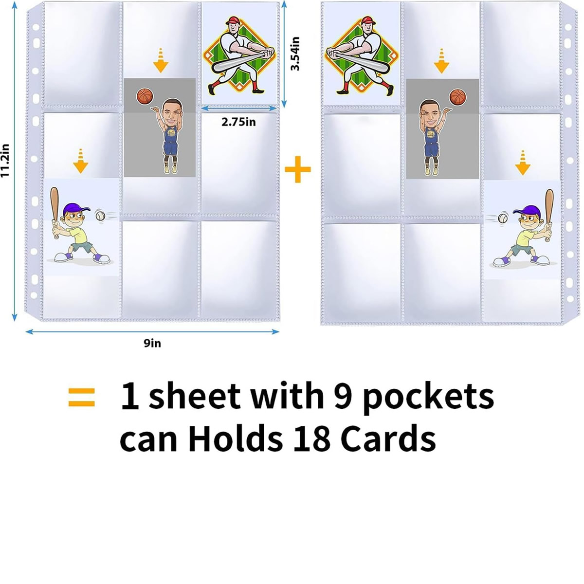 50 Pack 9 Pocket Card Sleeves  - مراجعة Cajon Musical Instrument وسعره