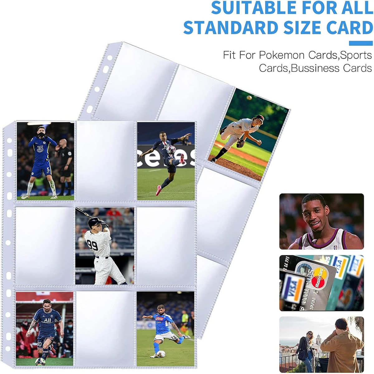50 Pack 9 Pocket Card Sleeves  - مراجعة Cajon Musical Instrument وسعره