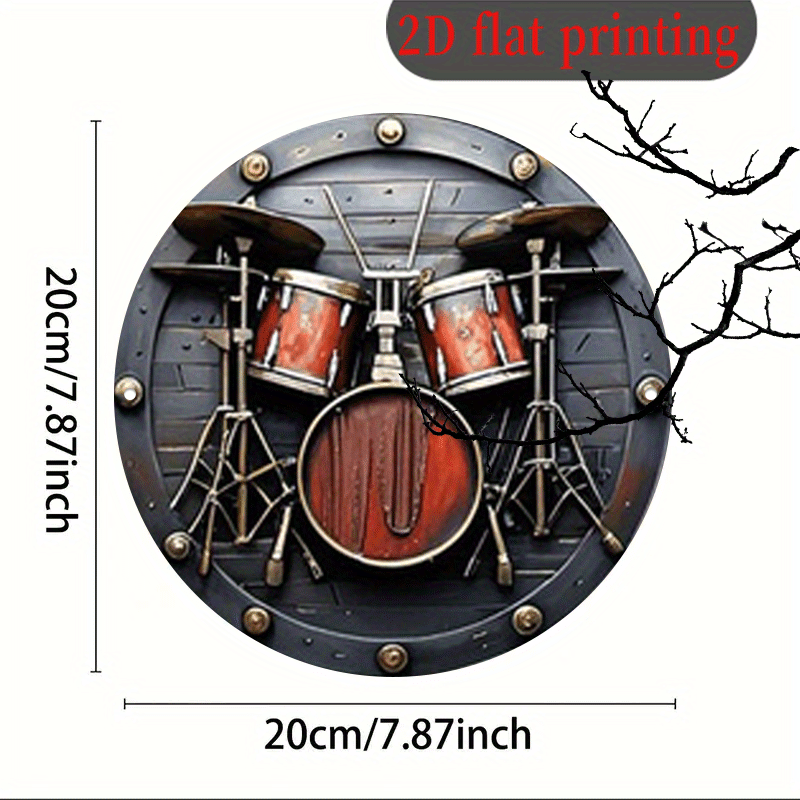2D Flat, 1pc, 20.32x20.32 cm 2 - مراجعة Musical Instrument Sign وسعره