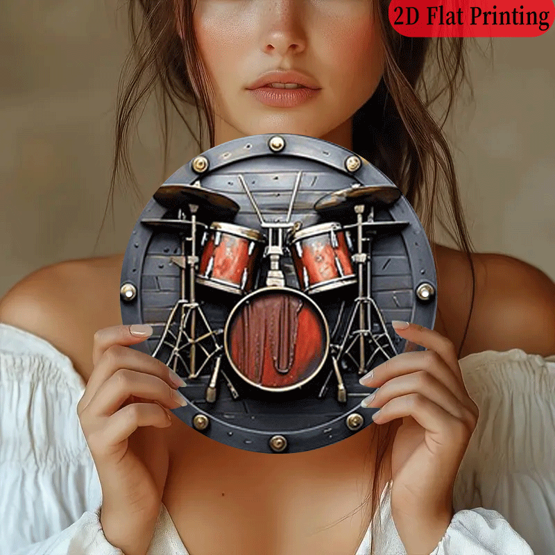 2D Flat, 1pc, 20.32x20.32 cm 2 - مراجعة Musical Instrument Sign وسعره
