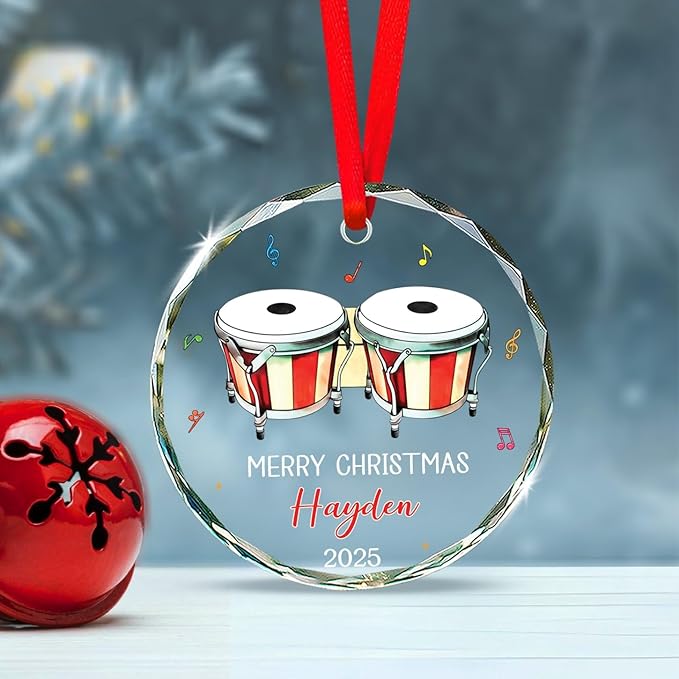 Bongo Drum Player Christmas Or - مراجعة Musical Instrument Name وسعره