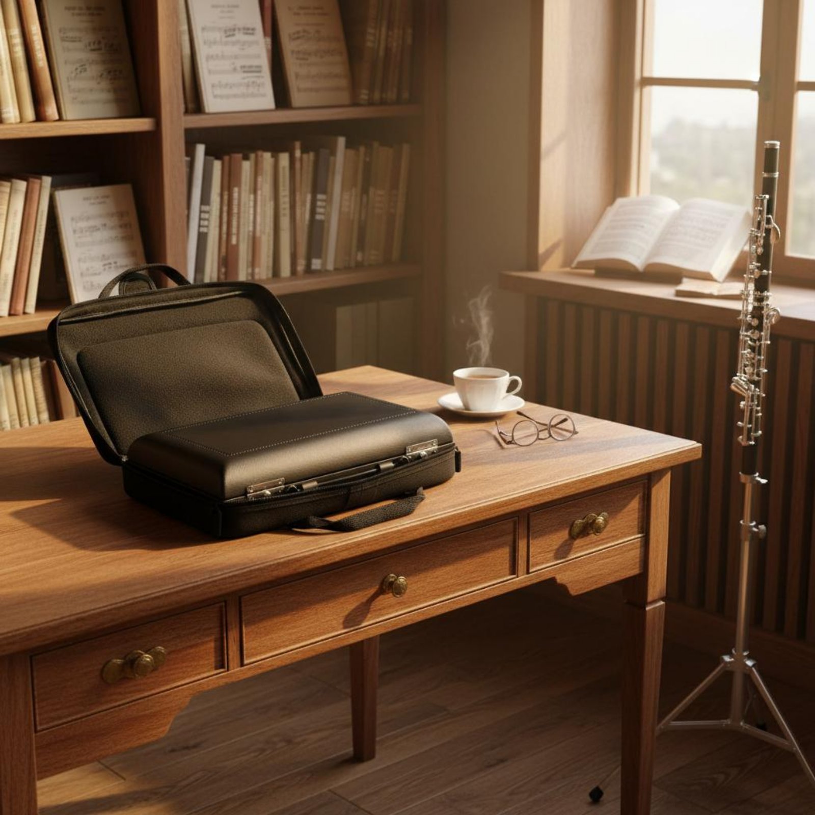 Oboe Carrying Case Luxurious L - مراجعة Musical Instrument Oboe وسعره