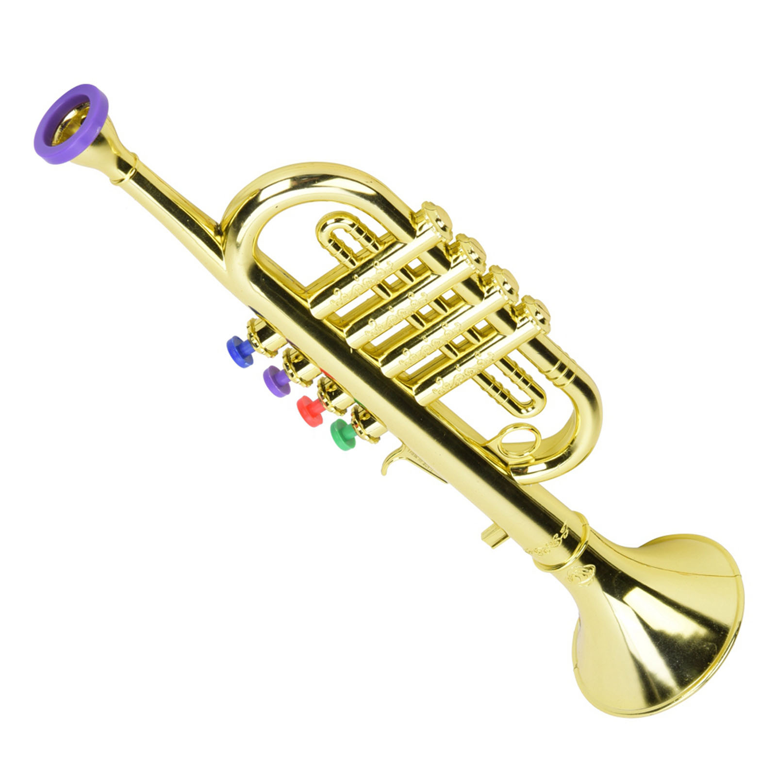 Kid Trumpet Golden Coated Plas - مراجعة Musical Instrument Project وسعره