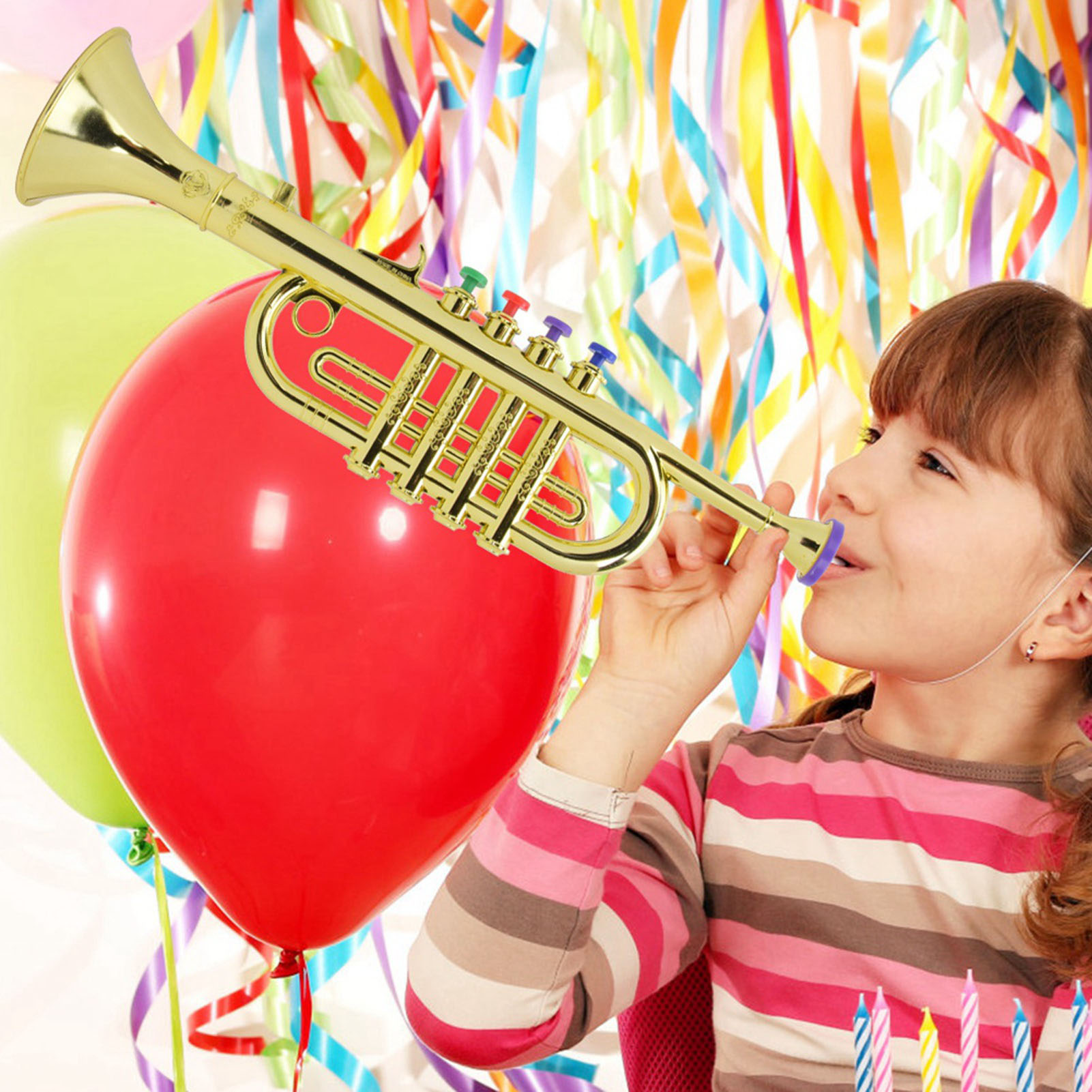 Kid Trumpet Golden Coated Plas - مراجعة Musical Instrument Project وسعره
