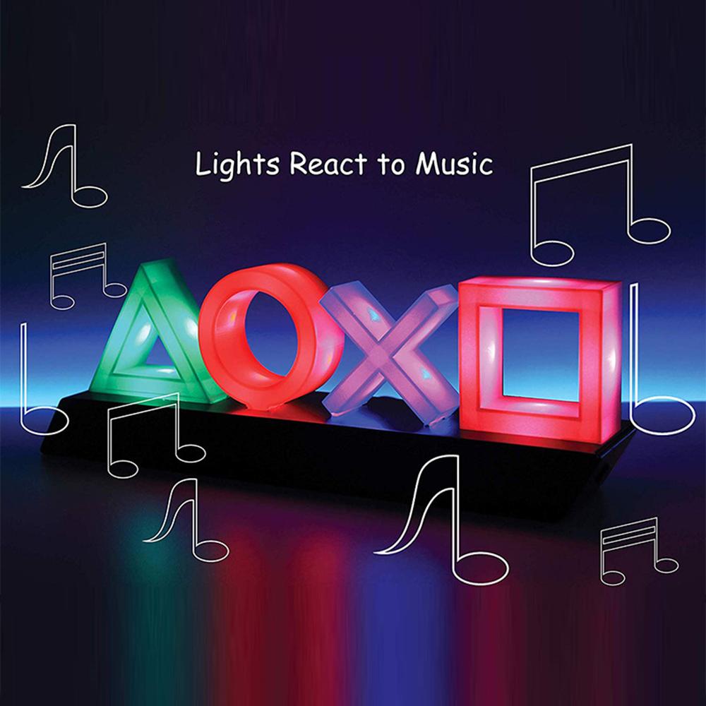 Colorful Game Icon Lamp for PS - مراجعة Musical Instrument Sign وسعره