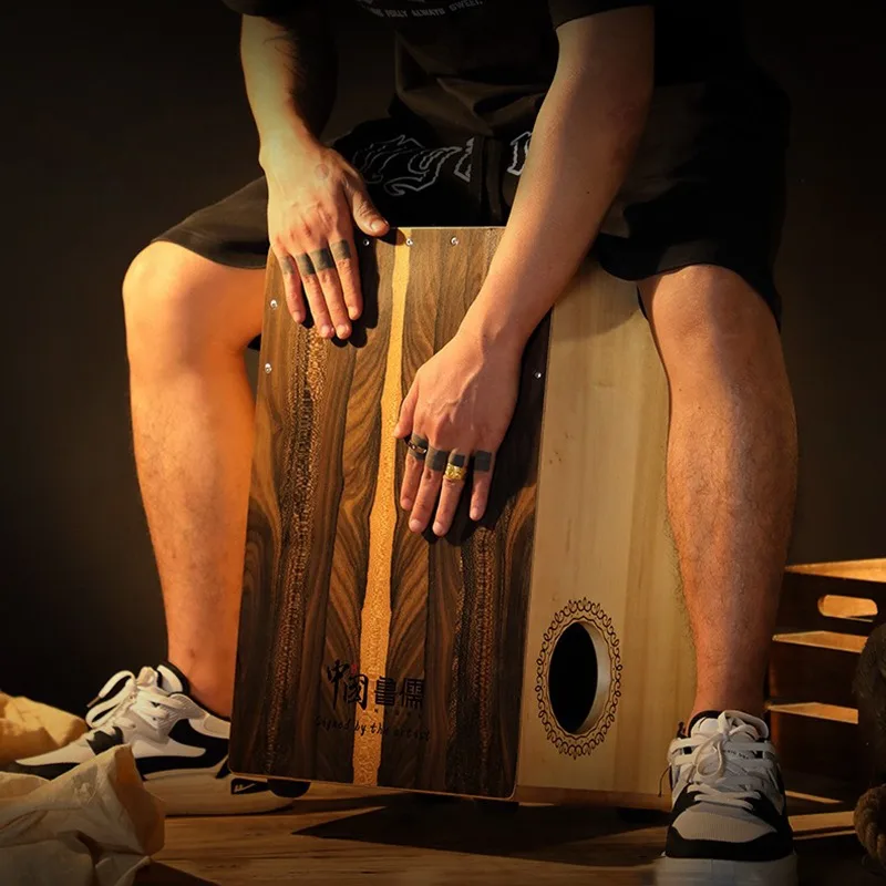 Solid Wood Cajon Box Drum Prof - مراجعة Cajon Musical Instrument وسعره