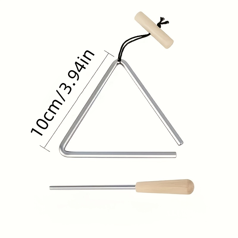 1pc Professional Triangle Inst - مراجعة Triangle Beater Music وسعره